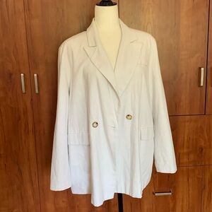 Halston Linen Blend Blazer